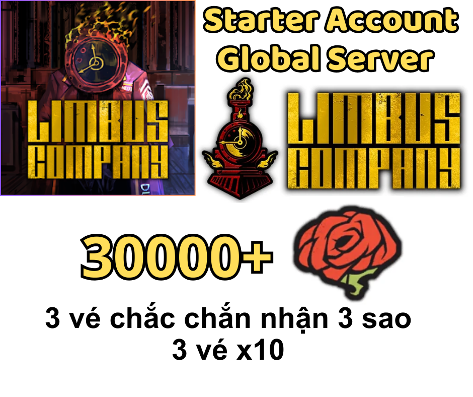 [GLOBAL]Limbus Company Starter Account 30k Lunacy